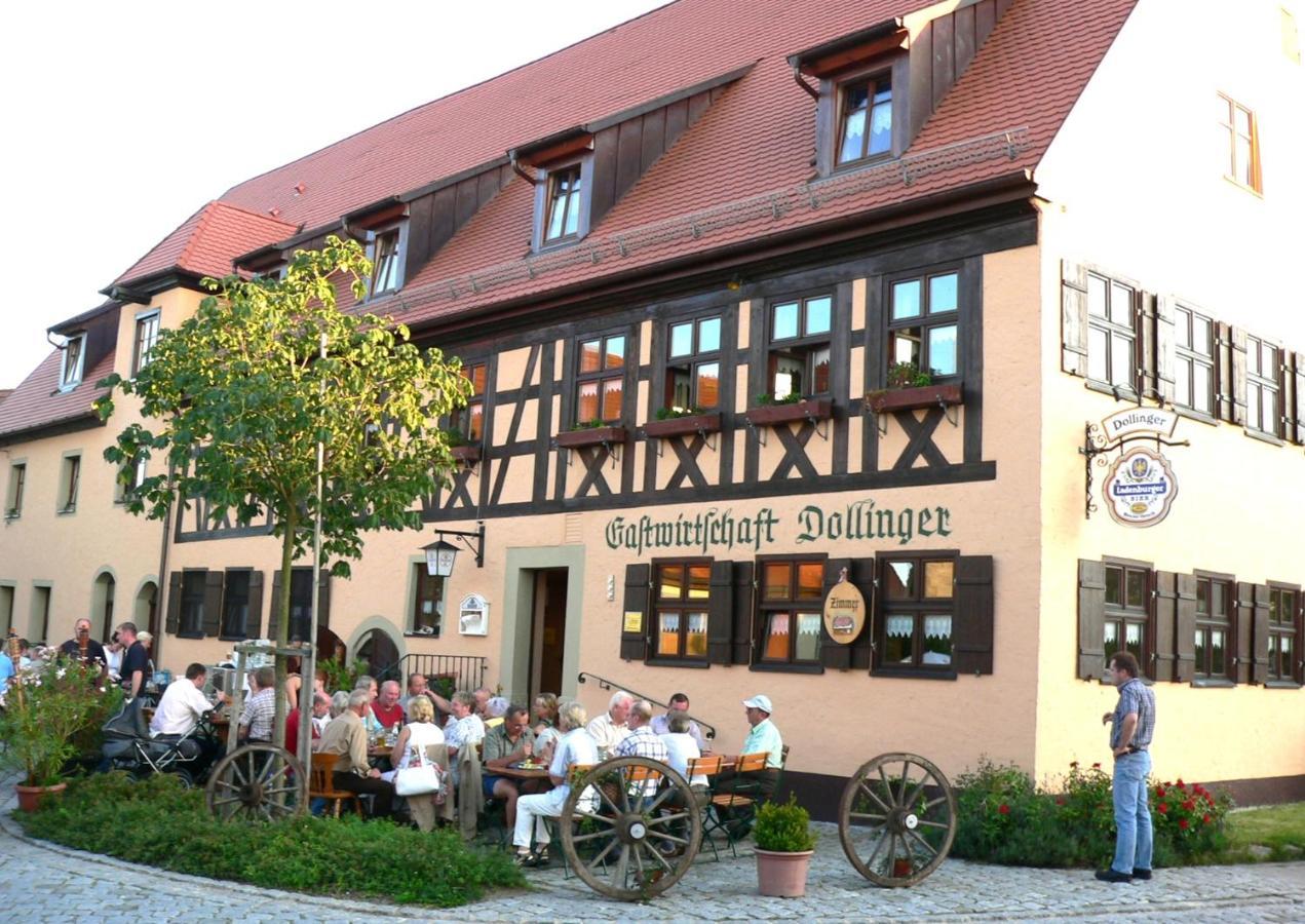 Gasthaus Dollinger ดิงเคลส์บืล ภายนอก รูปภาพ